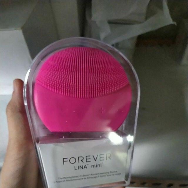 Máy Rửa Mặt Forever Lina Mini Fullbox Làm Sạch Sâu, Massage Giúp Da Hết Bụi Bẩn