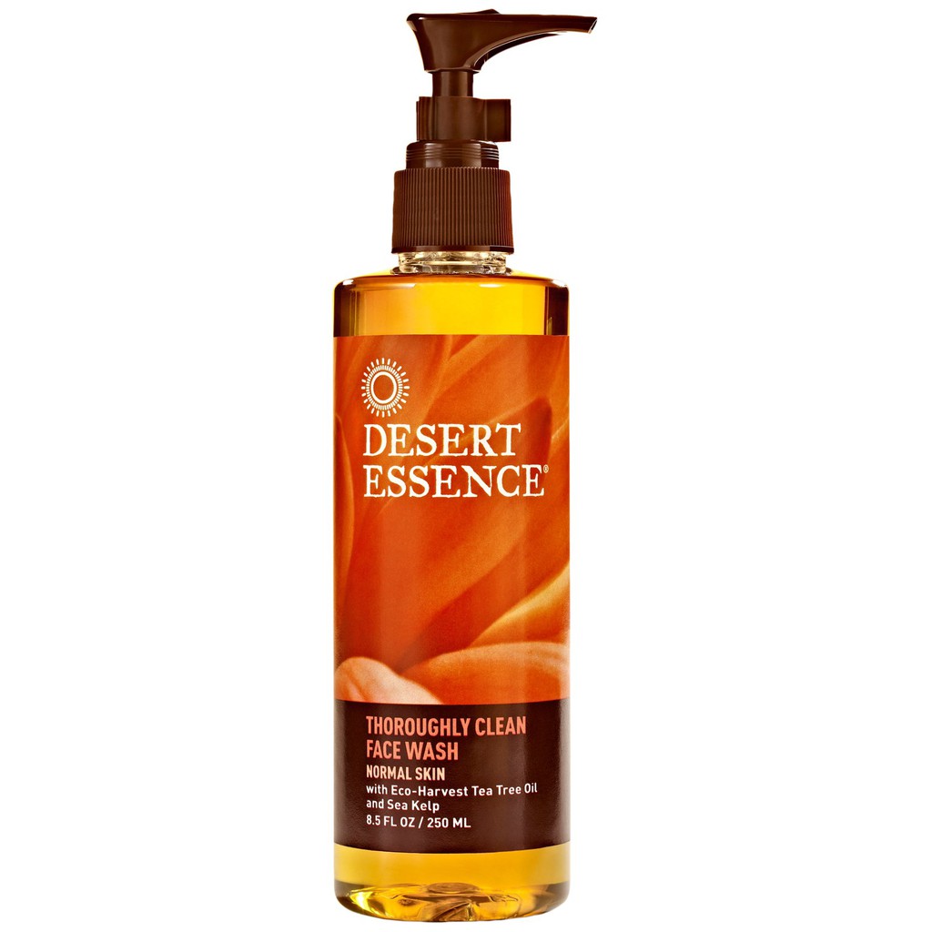 Sữa rửa mặt hữu cơ dành cho da thường và khô Desert Thoroughly Clean Face Wash Sea Kelp