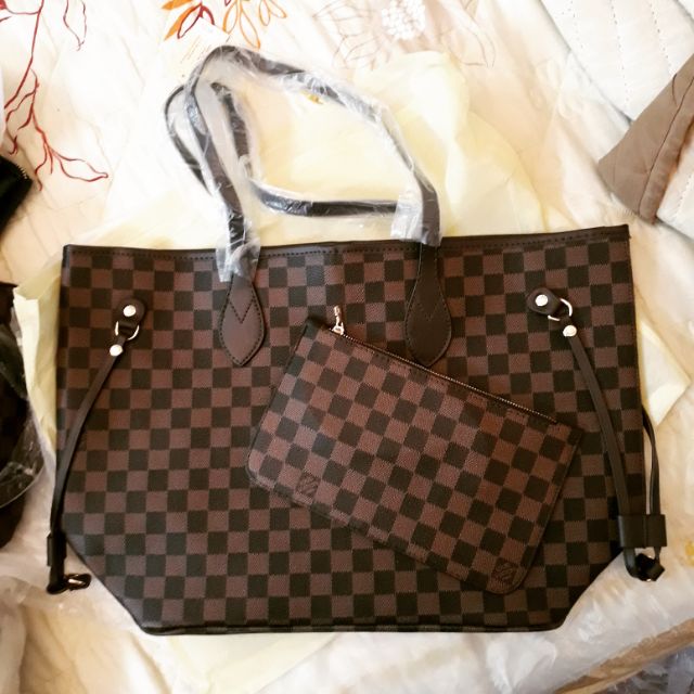 Bộ túi ví lv neverfull