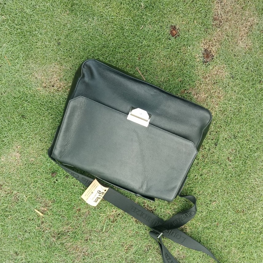 Cặp laptop công sở Da thật hiệu Louis Quatorze Paris Second-hand - Đồ Si Bon