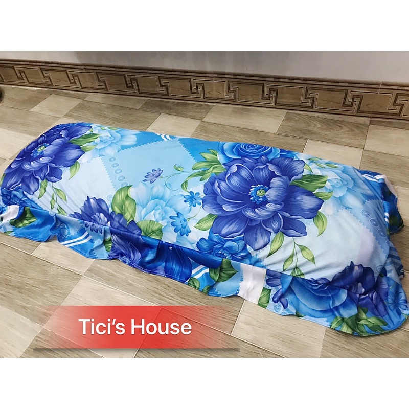 Vỏ/ áo/ bọc gối nằm có Bèo nhúng dài dẹp chữ nhật thun lạnh 35x90cm