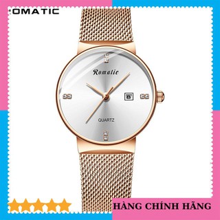 Đồng hồ nữ romatic italia - dây titanium sang trọng - máy japan cao cấp
