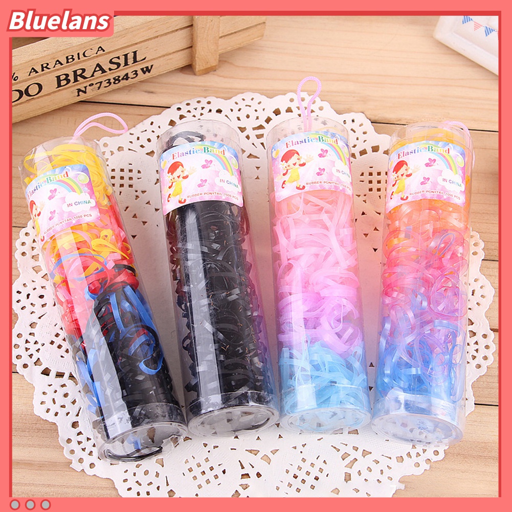 Bộ 220 Dây Thun Buộc Tóc Nhiều Màu Sắc