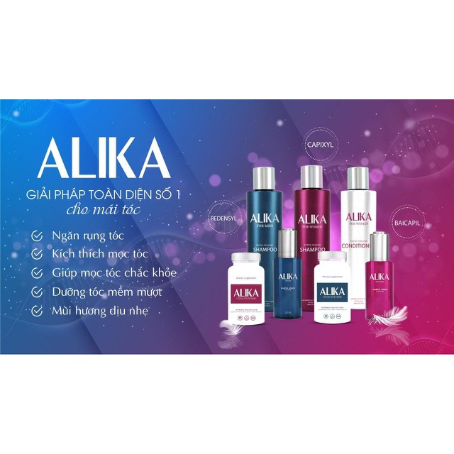 ALIKA FOR WOMEN AND FORMEN [CHÍNH HÃNG] ❤️ ALIKA GIÚP MỌC TÓC VÀ NUÔI DƯỠNG TÓC CHẮC KHOẺ