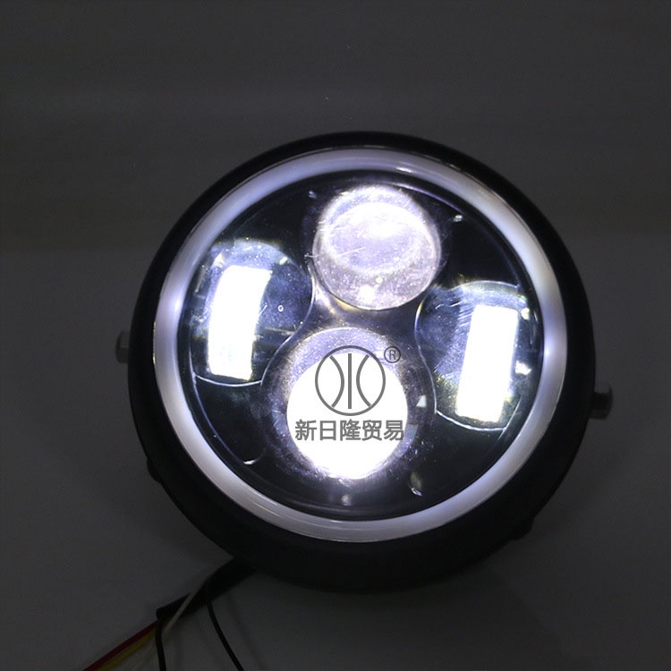 Gáo đèn pha 4 bi cầu viền angle light dùng cho các dòng xe mô tô GD110 YB125 CG125 Husky 125