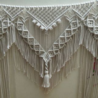 Rèm cửa rèm trang trí rèm macrame backdrop trang trí