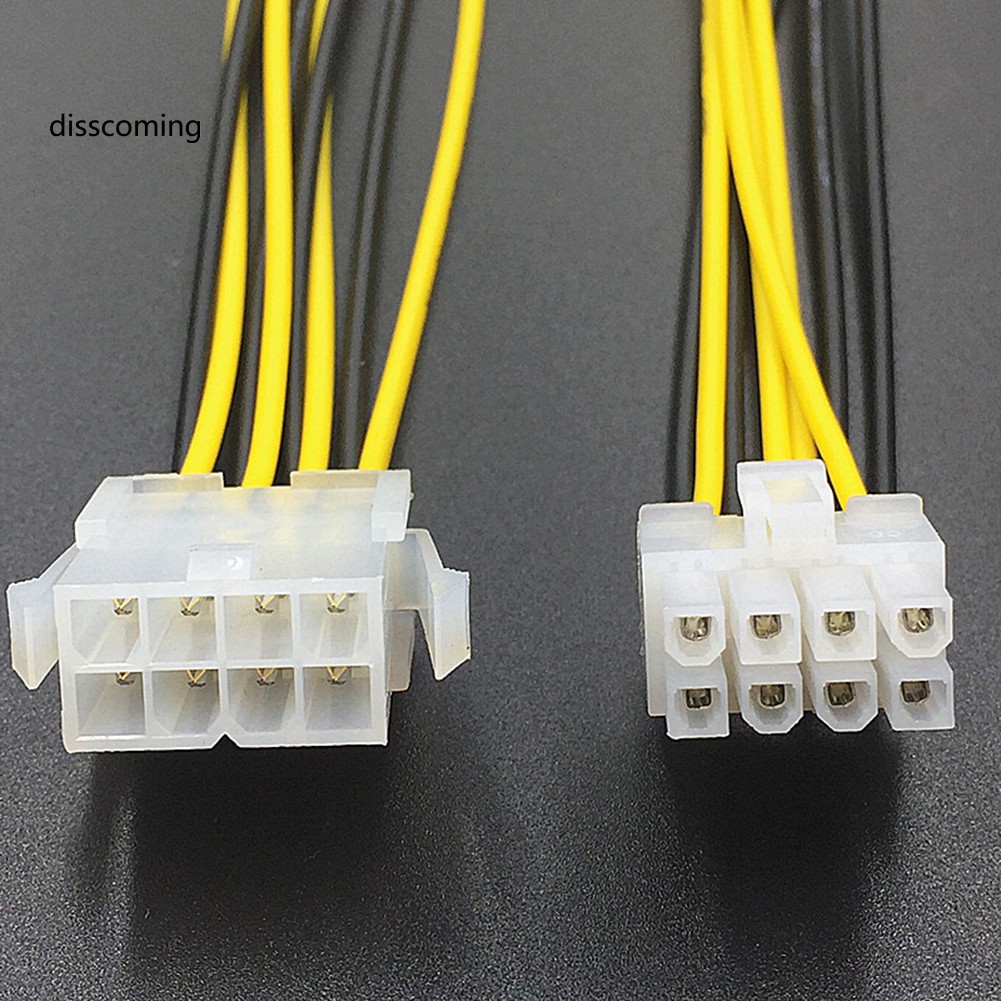 Dây Cáp Nối Dài Chuyển Đổi Nguồn Điện Từ Đầu Đực XL-8Pin Sang Đầu Cái Của CPU