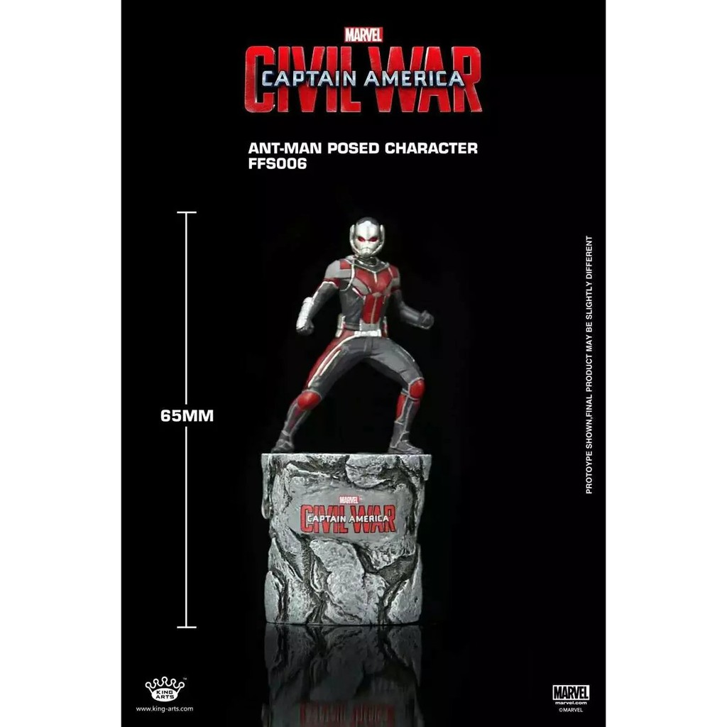 Marvel Mô Hình Nhân Vật Ant Man Tỉ Lệ 1: 1 Sống Động