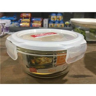 Bộ 2 hộp thủy tinh cao cấp Lock&Lock 400ml chính hãng