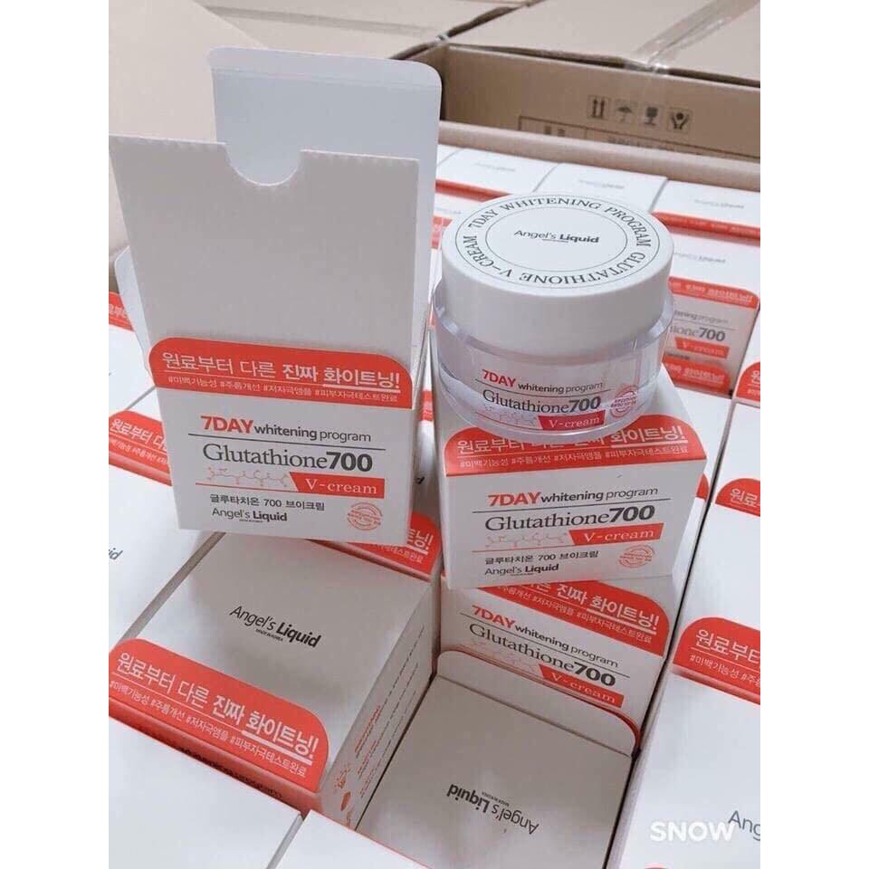 Kem trắng da 7day Glutathione 700 V- cream