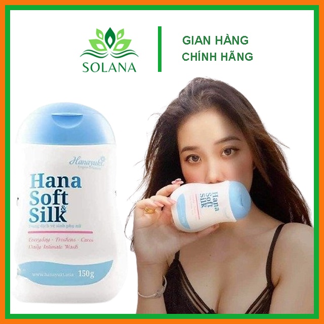 Dung Dịch Vệ Sinh Phụ Nữ Hana Soft Silk Chính Hãng 150g SOLANA