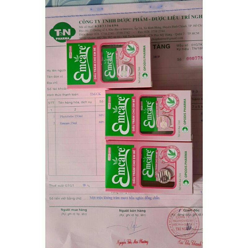 Dầu Khuynh Diệp Emcare chai 25ml ⚡ CAM KẾT CHÍNH HÃNG ⚡ Dầu em bé chiết xuất tinh dầu tràm, mùi thơm nhẹ, không nóng rát