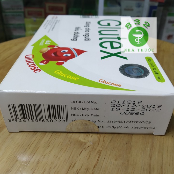 Glutex giảm và ổn định lượng đường huyết an toàn