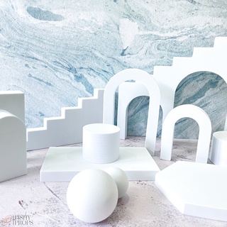 Khối Hình Học Đế Mút Xốp Vuông Trụ Tròn Đạo Cụ Chụp Ảnh Sản Phẩm- Phụ Kiện Trang Trí Fishy Props