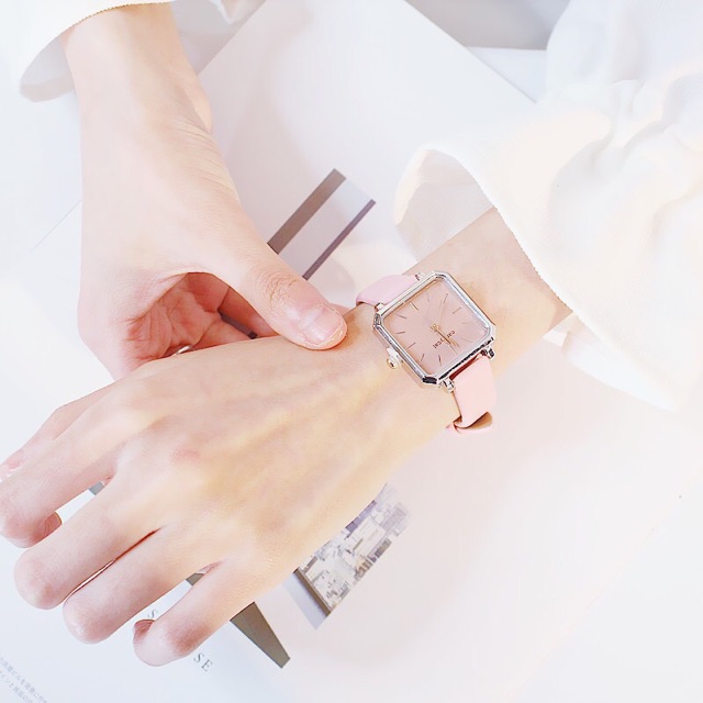 ĐỒNG HỒ NỮ CANDYCAT DÂY DA MẶT VUÔNG PHONG CÁCH HÀN QUỐC (ẢNH THẬT) | BigBuy360 - bigbuy360.vn