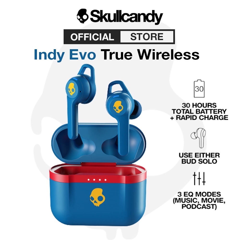 Tai nghe Bluetooth Skullcandy Indy Evo True Wireless - Bảo hành 12 tháng chính hãng