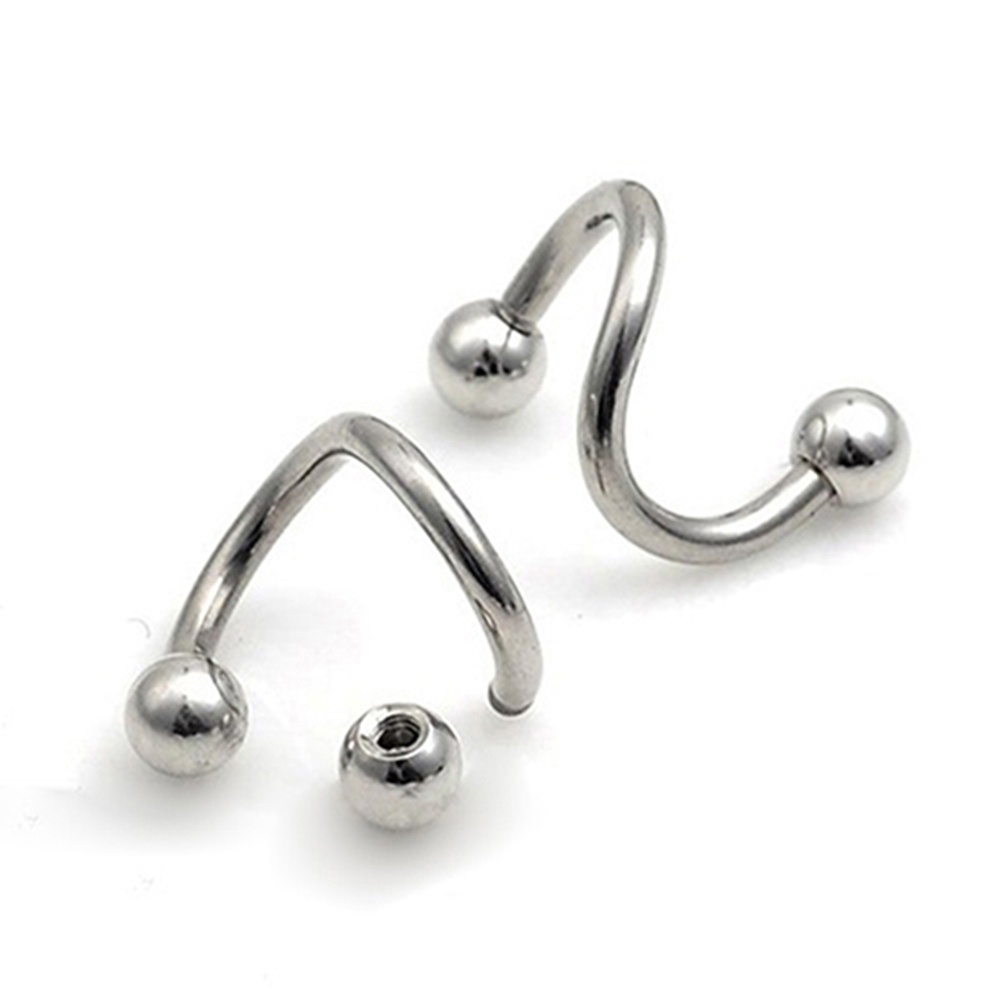 Khuyên Mũi / Môi / Sụn Tai Dạng Xoắn Độc Đáo Cho Nữ