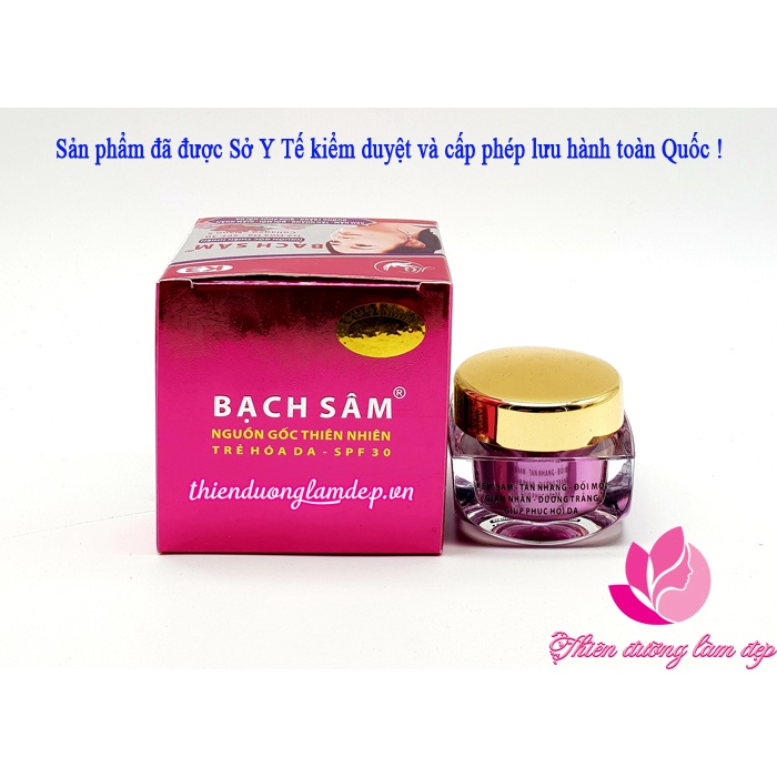 Kem Nám tàn nhang đồi mồi giảm nhăn dưỡng trắng giúp hục hồi da K3 BẠCH SÂM 18g