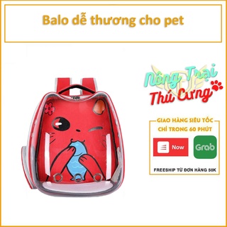 Balo Phi Hành Gia Trong Suốt Vận Chuyển Thú Cưng Chó Mèo ( Cao Cấp )