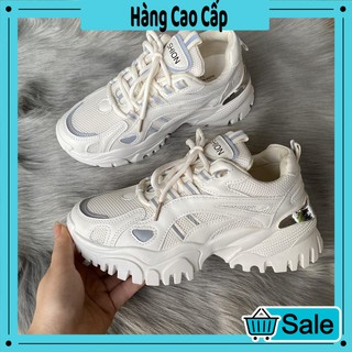 Giày sneạker nữ Gót bạc E13 phản quang  mới nhất , siêu Hot 2020 [ ảnh thật ]