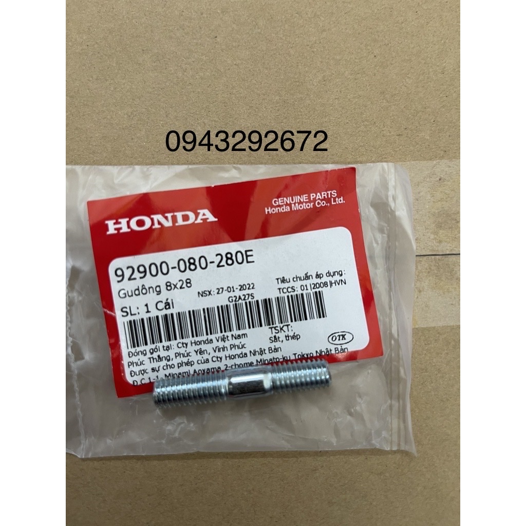 Ốc Co Đầu Bò Bô Xe Future Neo, Future X, Led 125 Honda