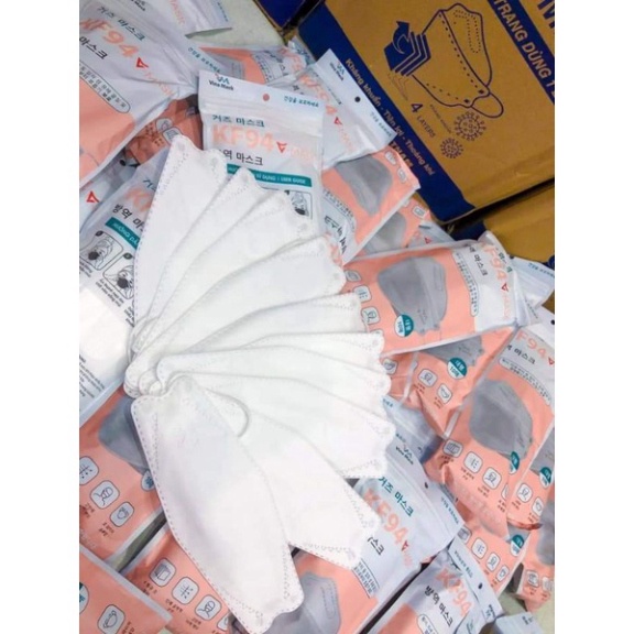 THÙNG KHẨU TRANG KHÁNG KHUẨN 4D KF94  VINA MASK NGƯỜI LỚN(300 CHIẾC)