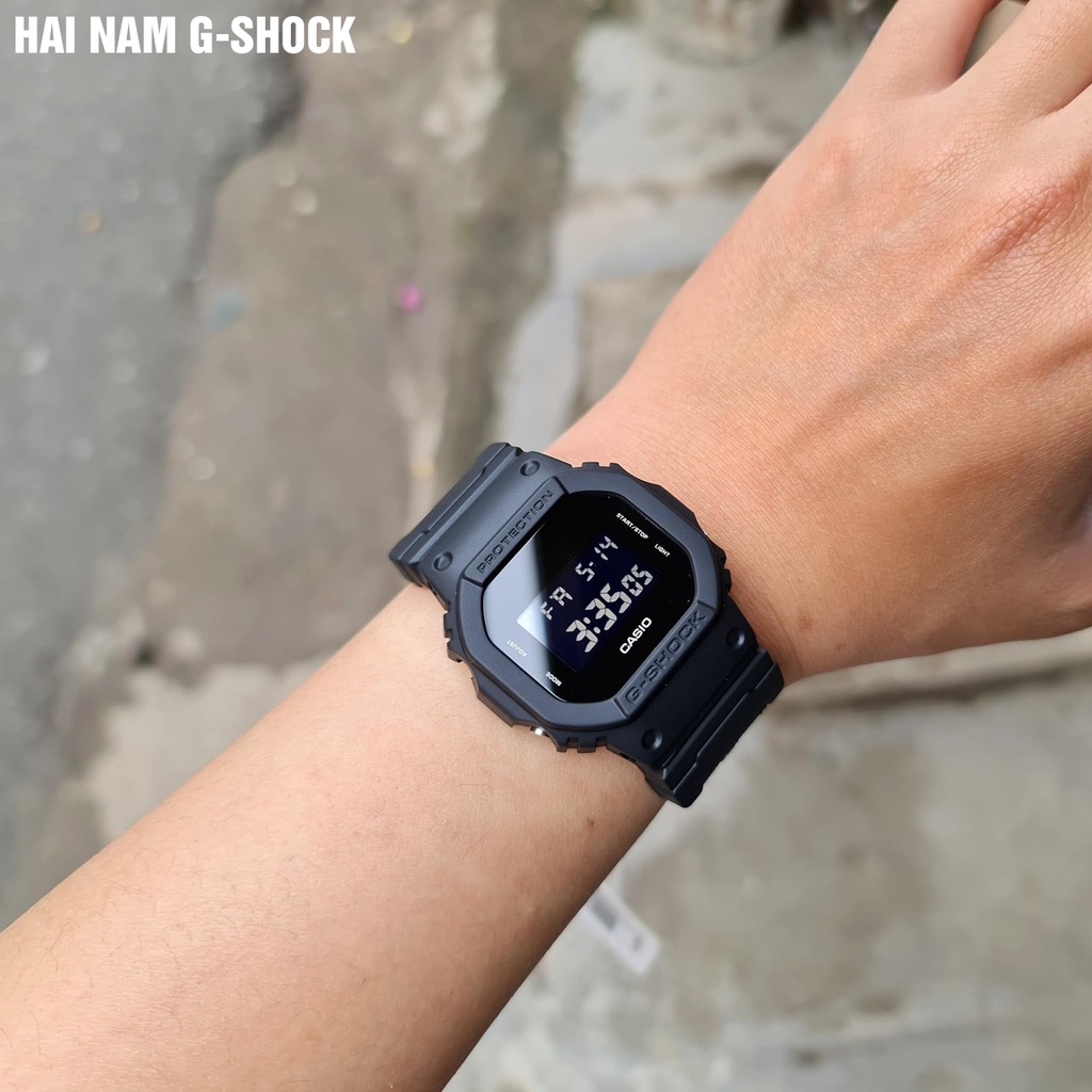 Đồng hồ nam G-SHOCK DW-5600BBN-1 | DW-5600 | DW5600 | Full phụ kiện