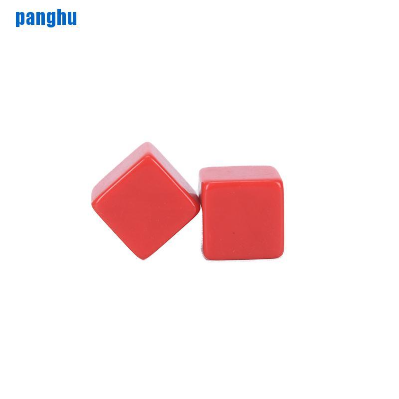 [pang] 10pcs 16MM Blank Dice DIY Poker Gambling Dice Chess Board Game Teaching Dice [VN]