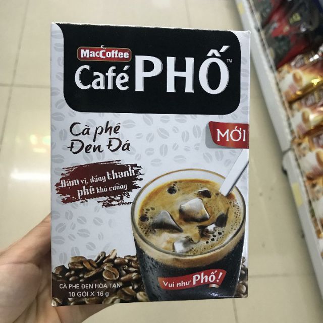 Cafe đen đá-cafe phố hộp 10 gói