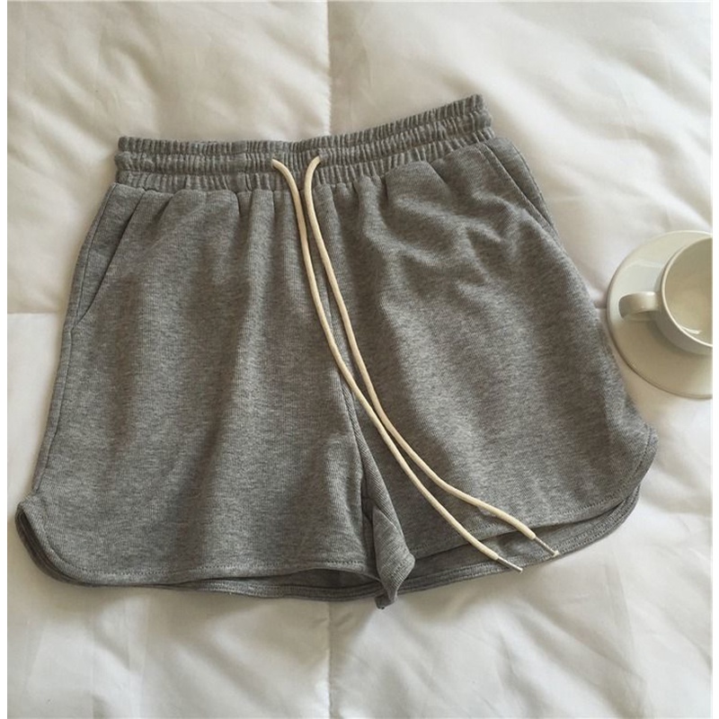 Quần Đùi Thể Thao Lưng Thun Co Giãn Dành Cho Nữ