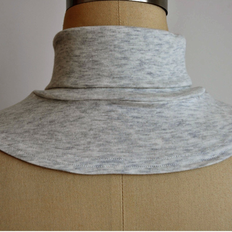 Cổ Áo Giả Bằng Cotton Màu Sắc Đơn Giản Có Thể Tháo Rời Cho Nam Nữ