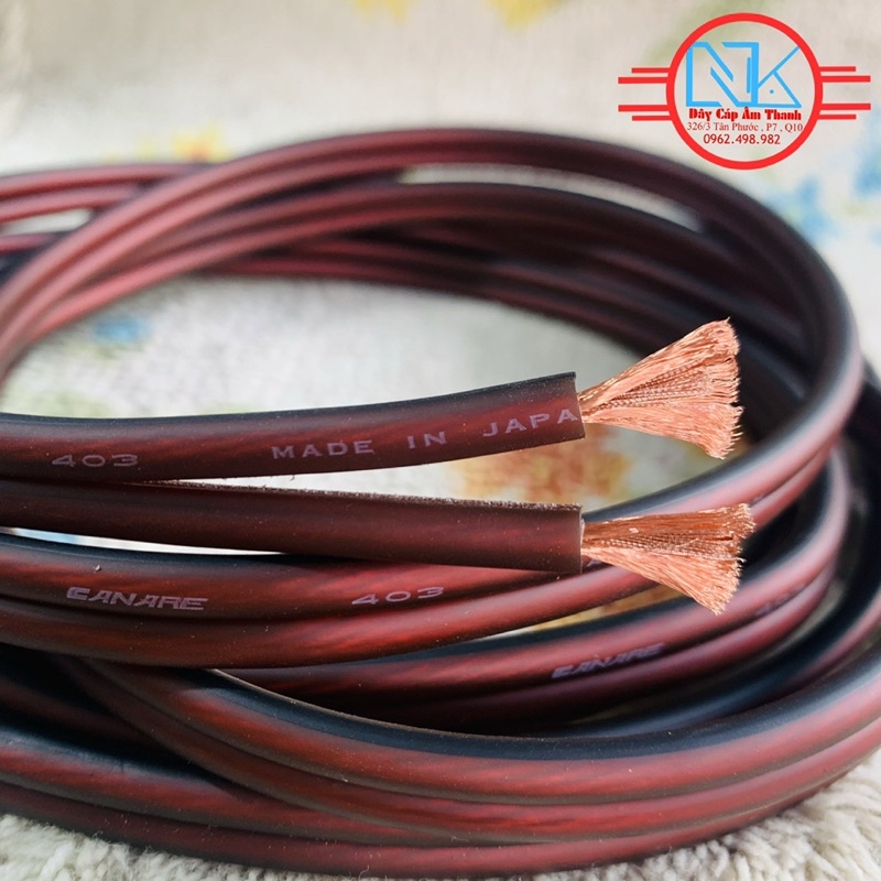 Dây loa Canare Nhật lõi đồng tơ 4.0