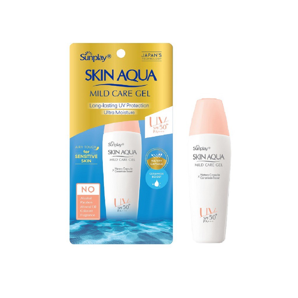 Gel Chống Nắng Cho Da Nhạy Cảm Sunplay Skin Aqua Mild Care Gel SPF50+ PA+++ 25g