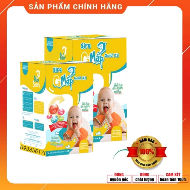 Siro Cá Mập Gold X2 - Giúp Trẻ Ăn Ngon,Hết Táo Bón,Tăng Cân Tự Nhiên (Cam Kết Chính Hãng)