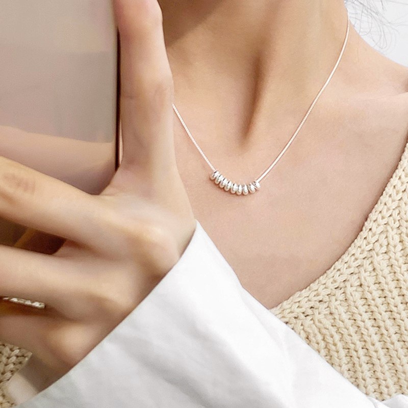 Vòng cổ MANYUE dạng chuỗi hạt đơn giản thời trang sang trọng cho nữ