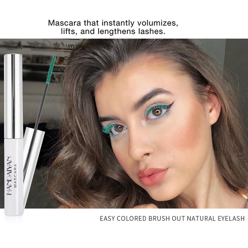 Mascara Uốn Cong Làm Dày Lông Mi Màu Sắc Mỏng Nhẹ Dự Tiệc Đêm Giáng Sinh YR