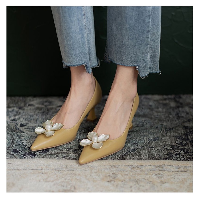 Giày Cao Gót Thiết Kế Thanh Lịch Thời Trang Pháp Cho Nữ