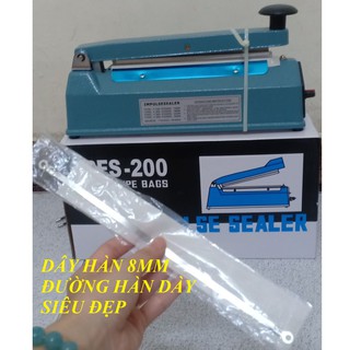 dây hàn nhiệt 8mm máy hàn miệng túi pfs|dây hàn nhiệt 8mm các loại máy hàn miệng túi pfs 200-300-400|dây hàn nhiệt