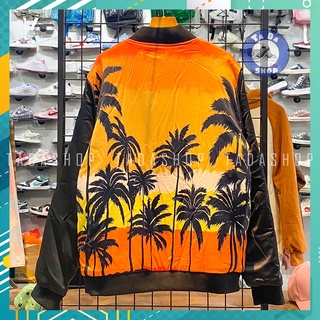 Áo Bomber Varsity Jacket cây dừa hàng chuẩn [Ảnh thật]