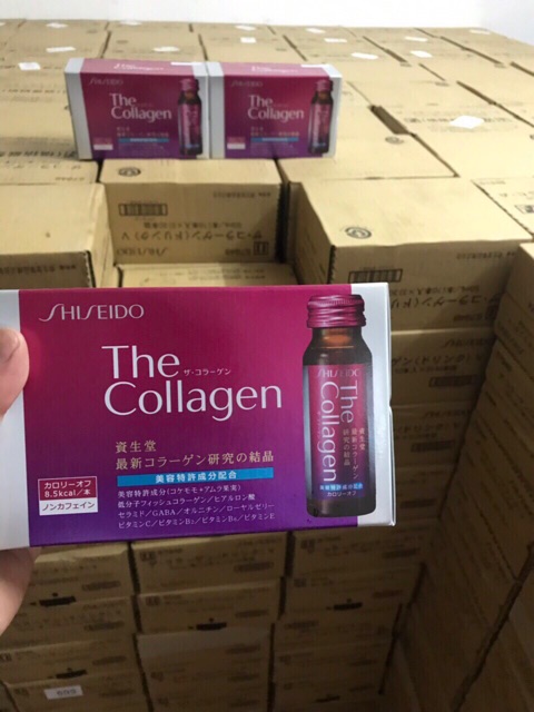(hàng auth /date 2021) nước uống the colagel Shiseido đẹp da lão hóa ra hộp 10 chai | BigBuy360 - bigbuy360.vn
