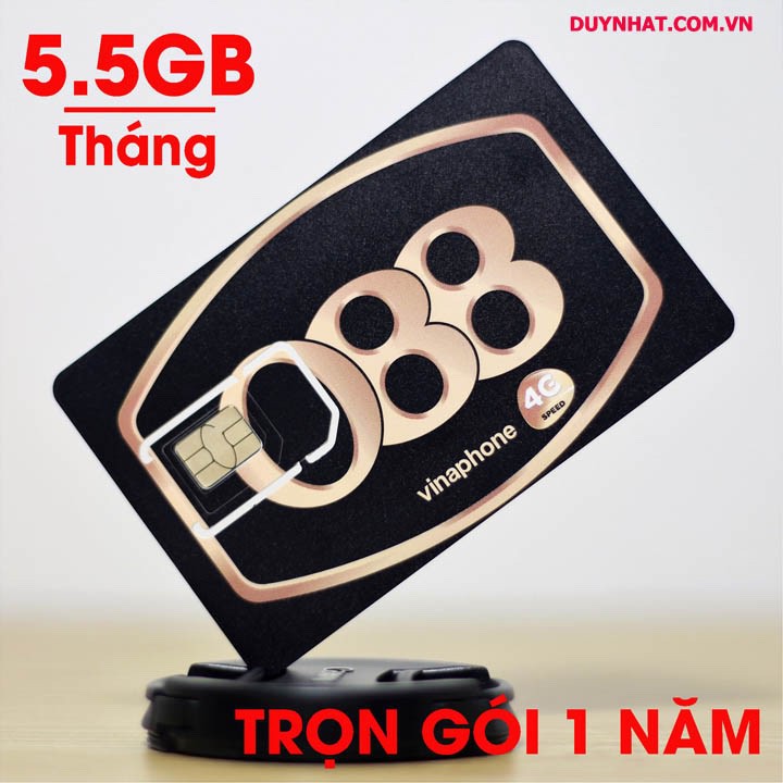 Sim Ezcom Vinaphone D500 trọn gói 1 năm (5 Gb tốc độ cao/tháng)