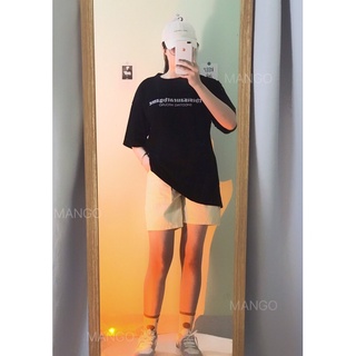 [MANGO] Áo phông tay lỡ BÀN CỜ Unisex