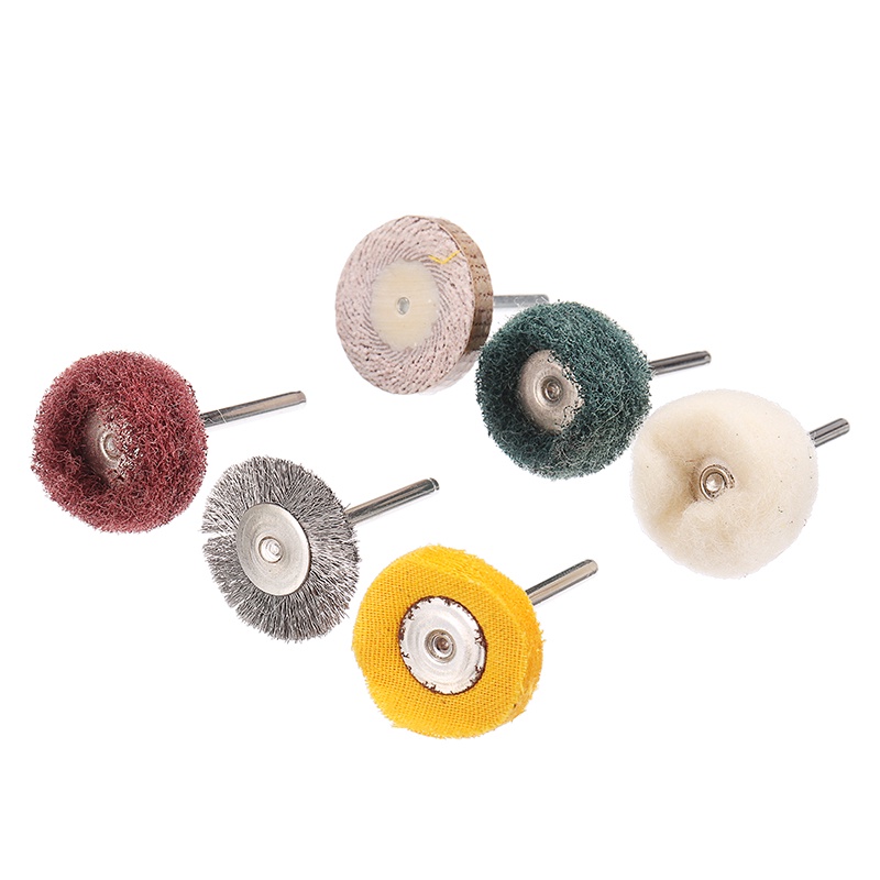 Bộ 6 Cọ Đánh Bóng Xe Hơi 25mm