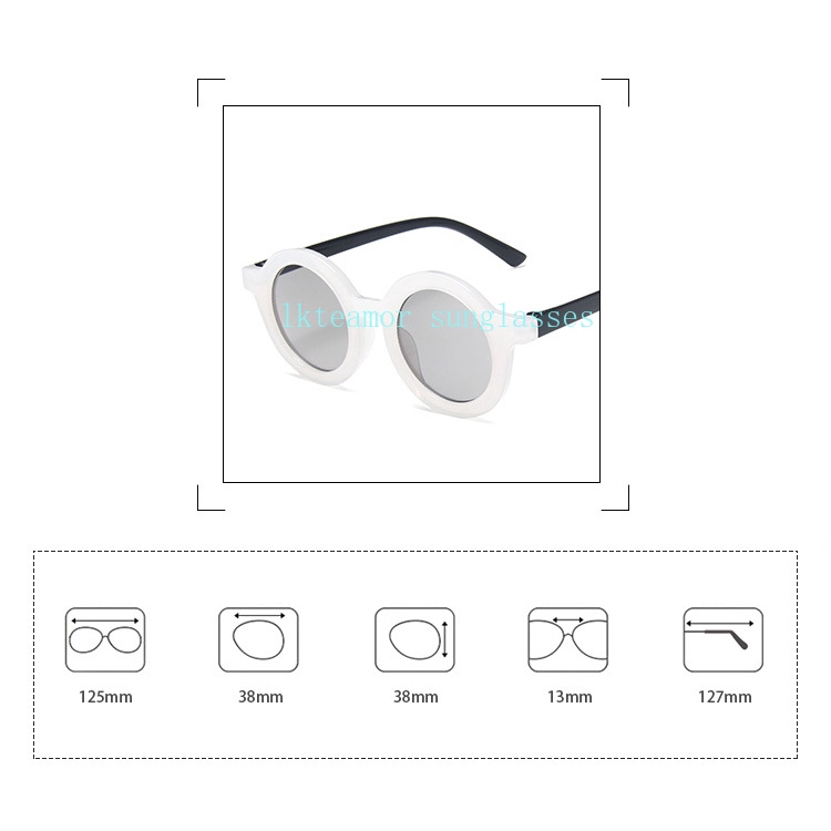 Kính Mát Tròn Chống Tia Uv400 Cho Bé