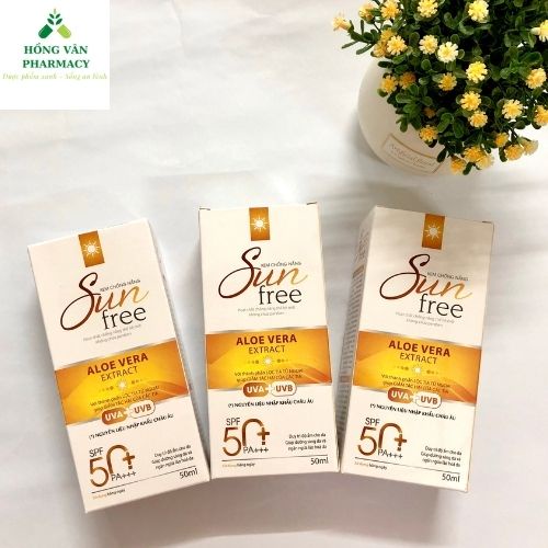 Kem chống nắng Sun Free dành cho mọi loại da, không gây kích ứng da