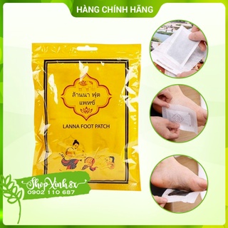 2 Miếng Dán Chân Thải Độc Detox Lanna Foot Patch