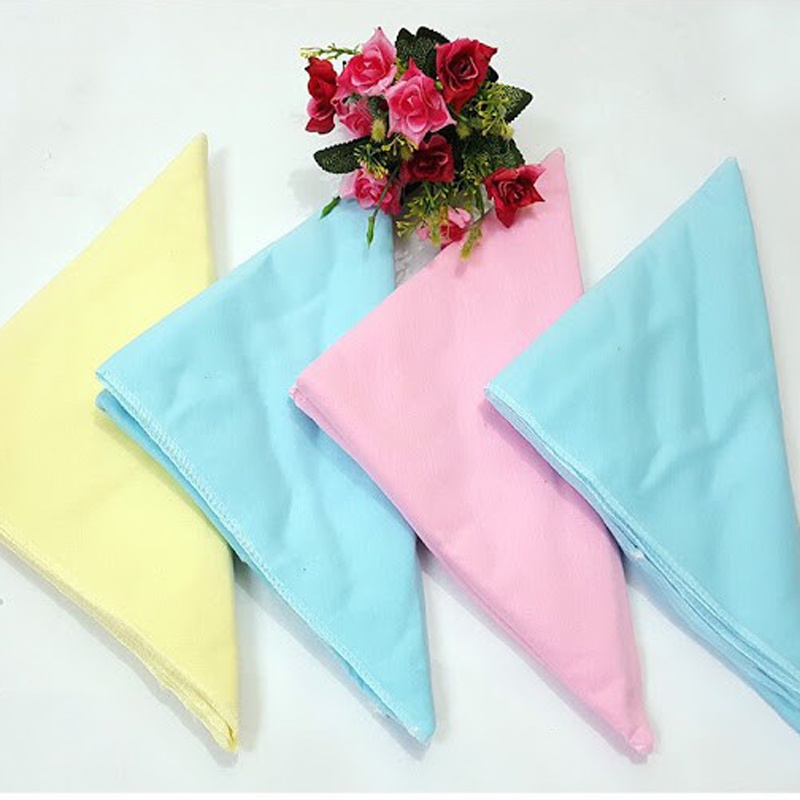 Tã chéo sơ sinh, tã vải cotton trơn màu cho bé sơ sinh (Set 10 chiếc)