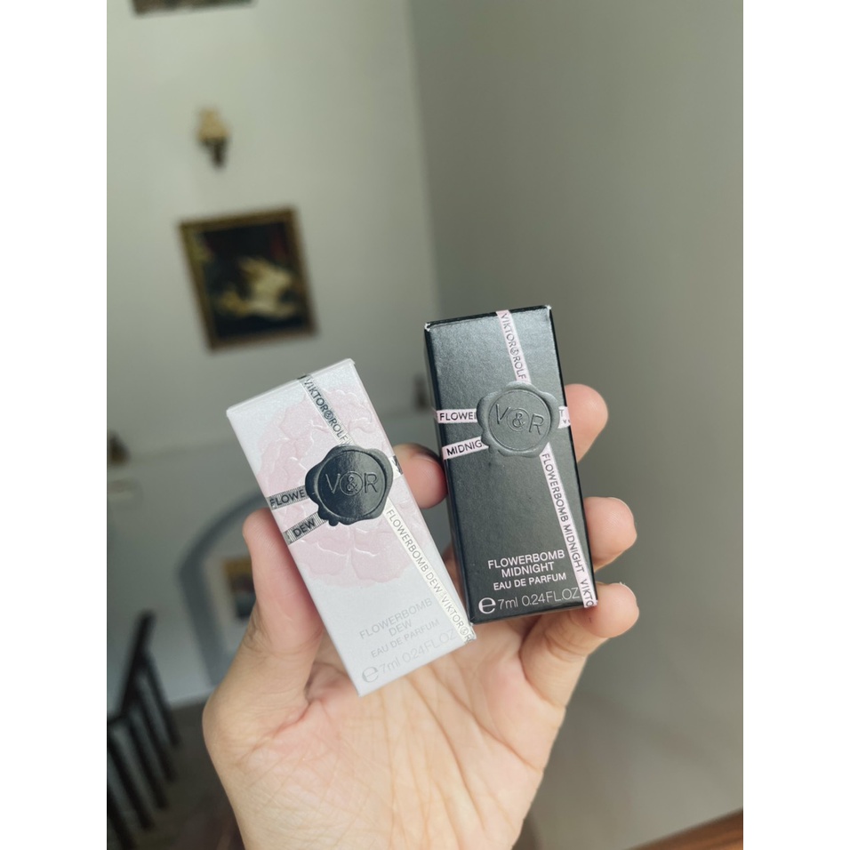 NƯỚC HOA VIKTOR & ROFT FLOWER B.O.MB DEW  VÀ FLOWER B.OM.B MIDNIGHT  MINISIZE