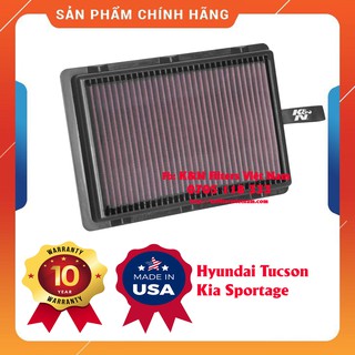 Lọc gió k&n hyundai tucson, kia sportage. part k&n : 33-5046 part hyundai :28113d3300