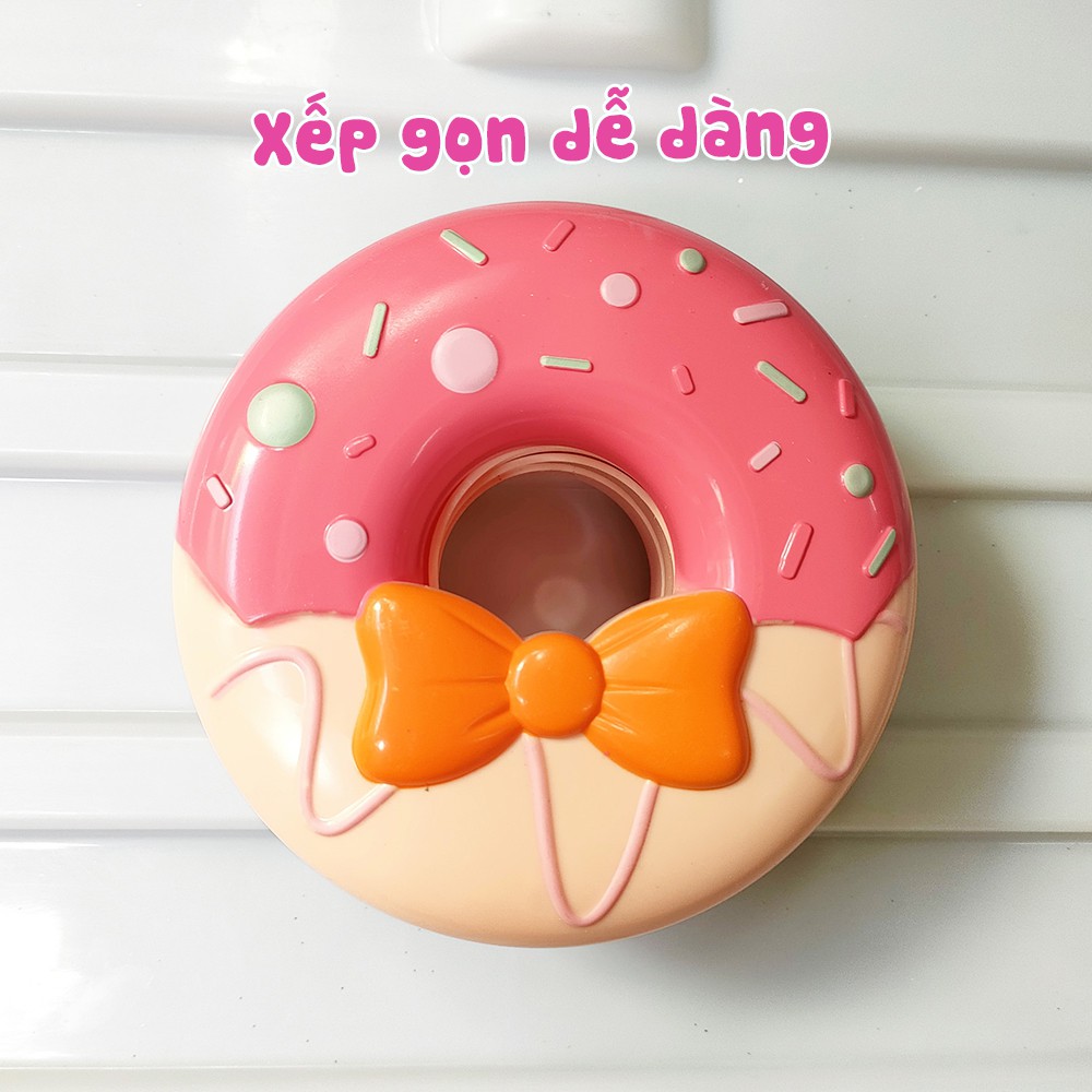 Hộp đồ chơi trang điểm cho bé hình bánh donut